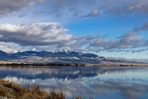 Images Dated 26th September 2024: Wetlands below Mount Powell in the Flint Creek Range at Warm Springs Wildlife Management Area in Warm Springs