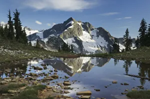 Subalpine Prints: Whatcom Peak reflected in Tapto Lake, North Cascades National Park