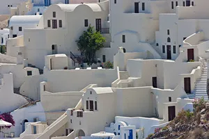 South Aegean Prints: White house. Oia, Santorini Island, Greece