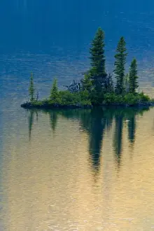 Images Dated 8th July 2010: Wild Goose Island on St Mary Lake in Glacier National Park, USA