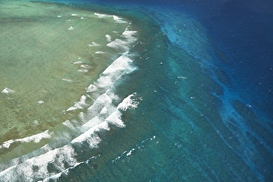 Private Prints: Wilkes Pass surf break, near Namotu Island, Mamanuca Islands, Fiji, South Pacific