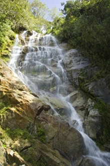 Images Dated 18th May 2005: Winaywayna Falls (also called Huinay Huayna), Inca Trail to Machu Picchu, Peru