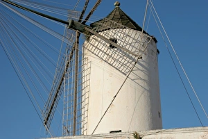 Balearic Island Prints: Windmill. 18th century. Ciutadella. Menorca island. Balearic Islands. Spain