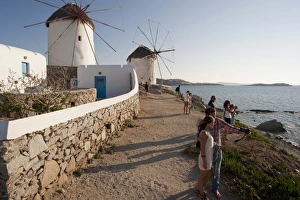 Windmills, Mykonos Town, Chora, Mykonos, Cyclades, Greece