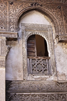 Images Dated 7th April 2009: Window and arch, Fes medina, Morocco