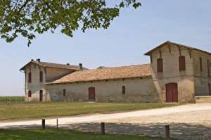 Patrimony Prints: One of the winery buildings Chateau Kirwan, Cantenac Margaux Medoc Bordeaux Gironde