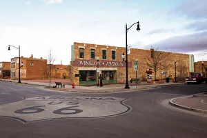 Nostalgia Prints: Winslow, Arizona, United States. Route 66