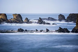 Images Dated 3rd November 2005: Winter storm watching, Shore Acres State Park, Southern Oregon Coast, USA