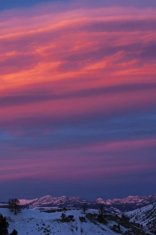 Images Dated 12th February 2011: Winter Sunset