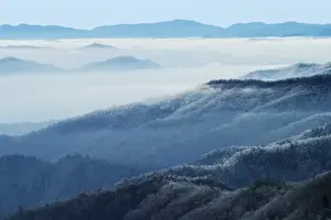 Images Dated 12th January 2011: Winter view of Thomas Divide, Great Smoky Mountains National Park, NC
