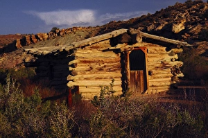 Quaint Prints: Wolfe Ranch Cabin, Arches National Park, Utah, USA