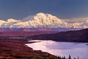 Forbidden Prints: Wonder Lake and Mt. Denali at sunrise in the fall