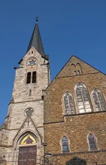 Prints of wonderful charming village on Rhine River of Braubach Germany Markus Church Markuskirche Images Dated 2027 October: wonderful charming village on Rhine River of Braubach Germany Markus Church Markuskirche