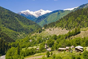 Images Dated 1st June 2010: Wonderful mountain scenery of Svanetia, Georgia