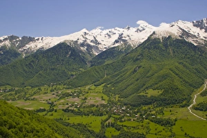 Wonderful mountain scenery of Svanetia, Georgia
