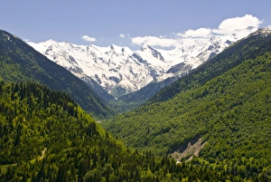 Wonderful mountain scenery of Svanetia, Georgia