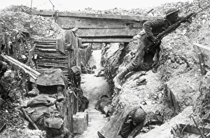 Bayonet Prints: World War I (1914-1918). Battle of the Somme (1 July to 15 November 1916) fought