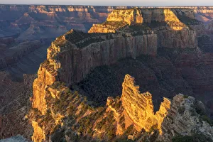 Wotans Throne at Cape Royal on the North Rim in Grand Canyon National Park, Arizona, USA
