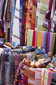 Essaouira Prints: Woven fabrics, Essaouira, Morocco