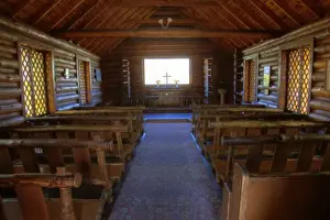 Images Dated 1st September 2008: WY, Grand Teton National Park, Chapel of the Transfiguration