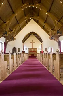 Images Dated 22nd June 2008: WY, Yellowstone National Park, Mammoth Hot Springs, historic Fort Yellowstone, Chapel