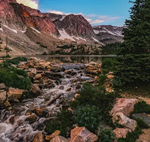 Daybreak Prints: Wyoming, Snowy range