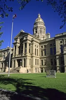 Images Dated 16th October 2007: The Wyoming State Capitol building in Cheyenne