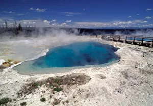 Images Dated 20th April 2006: Wyoming, Yellowstone national park, Hot Spring