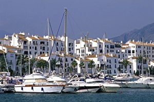 Espana Prints: Yachts docked at Puerto Banus, Spain
