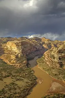 Images Dated 20th April 2010: The Yampa River at Wagon Wheel Overlook in Dinosaur National Monument, Colorado, USA