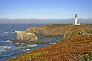 Images Dated 1980: Yaquina Head Lighthouse at Newport Oregon