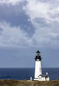 Newport Prints: Yaquina Head Lighthouse in Newport, Oregon, USA