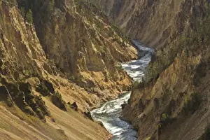 Flowing Prints: Yellowstone River; Grand Canyon of the Yellowstone; Yellowstone National Park; Wyoming