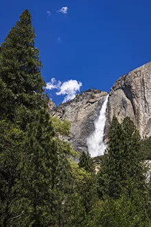 Flowing Prints: Yosemite Falls, Yosemite National Park, California, USA