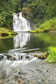 Copy Space Prints: Youngs Falls near Astoria, Oregon