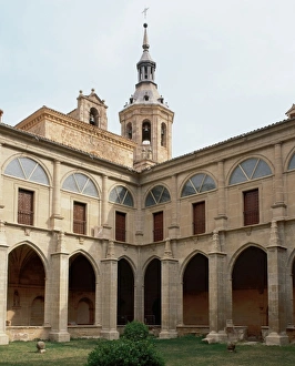 Images Dated 2nd August 2009: Yuso Monastery. Cloister. Partial view. San Millan de la Cogolla. La rioja. Spain