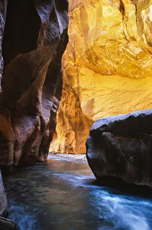 Slot Canyon Prints: Zion Narrows, Zion National Park, Utah