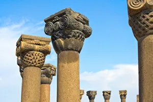 Armenia Prints: Zvartnots Cathedral, UNESCO World Heritage Site, Vagharshapat, Armavir Province, Armenia